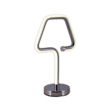 Afbeelding in Gallery-weergave laden, LED Tafellamp "Loop Line" – Hoogte: 30 cm – Chroom