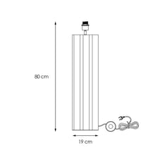 Afbeelding in Gallery-weergave laden, Home Sweet Home – Tafellampvoet Luxor | 19 × 19 × 78 cm | Naturel