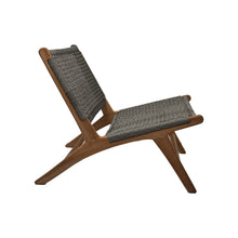 Afbeelding in Gallery-weergave laden, HSM Collection-Tuin Loungestoel Rio-66x80x65-Naturel/Grijs-Teak/Bananenblad